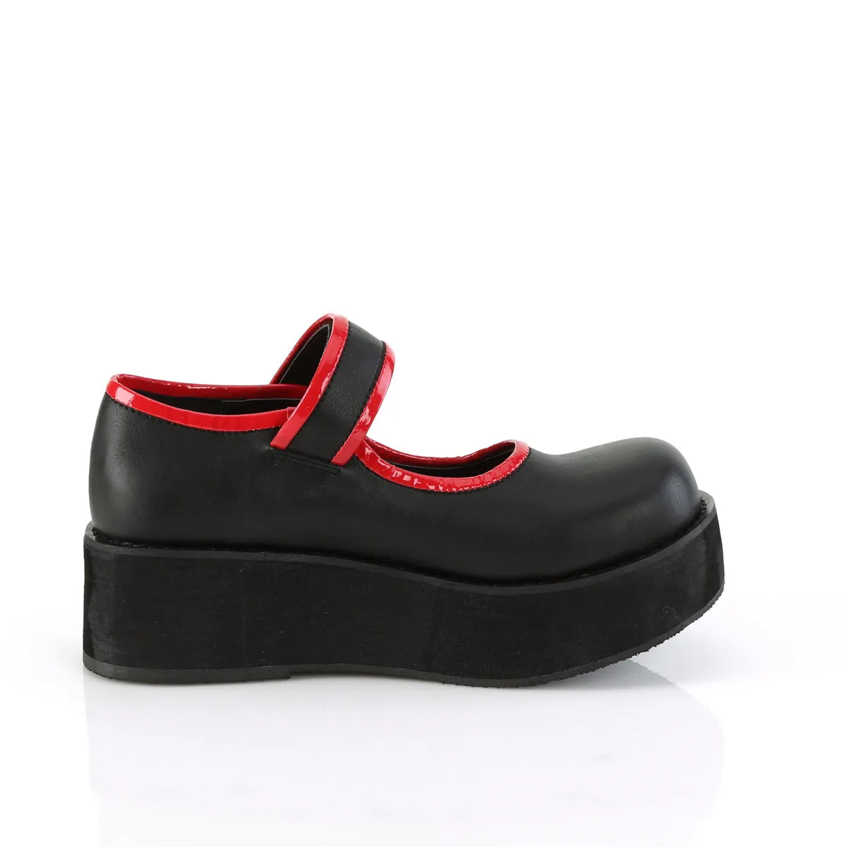 2 Inch Platform SPRITE-01 Black Pu