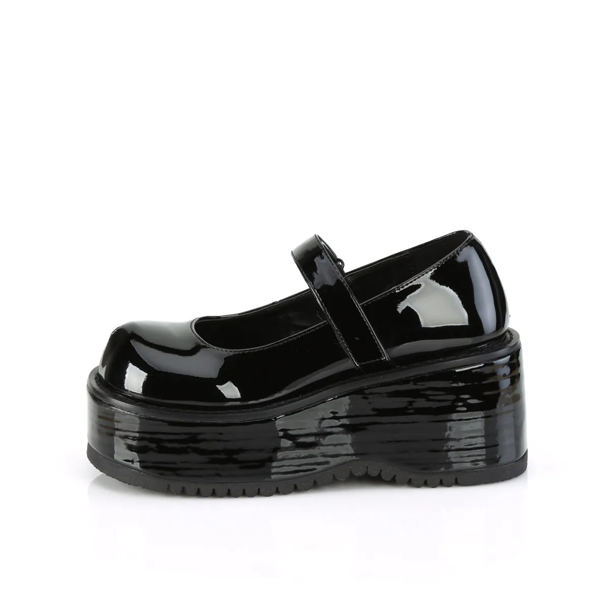 3 Inch Platform DOLLIE-01 Black Patent