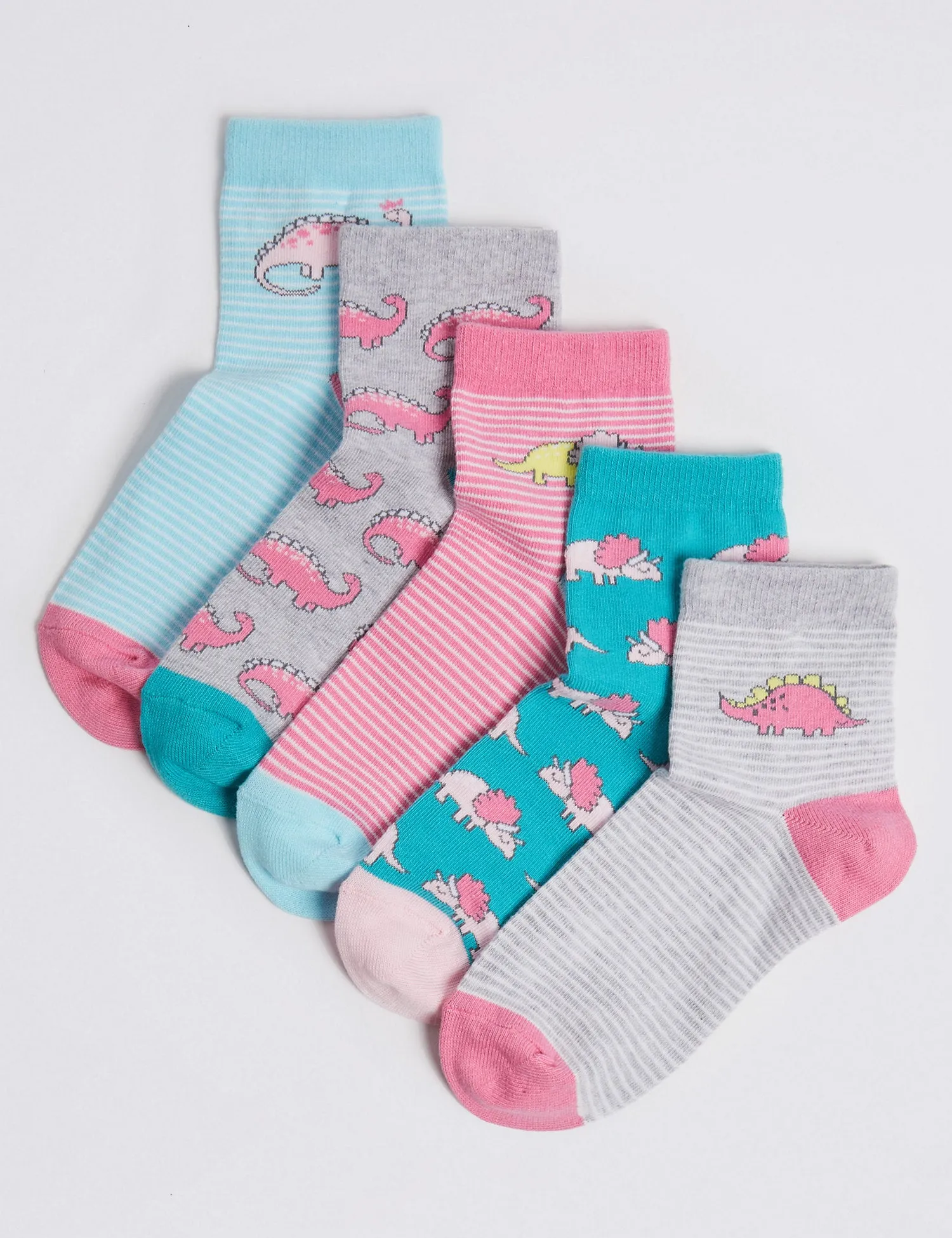 5 Pairs of Dinosaurs Socks