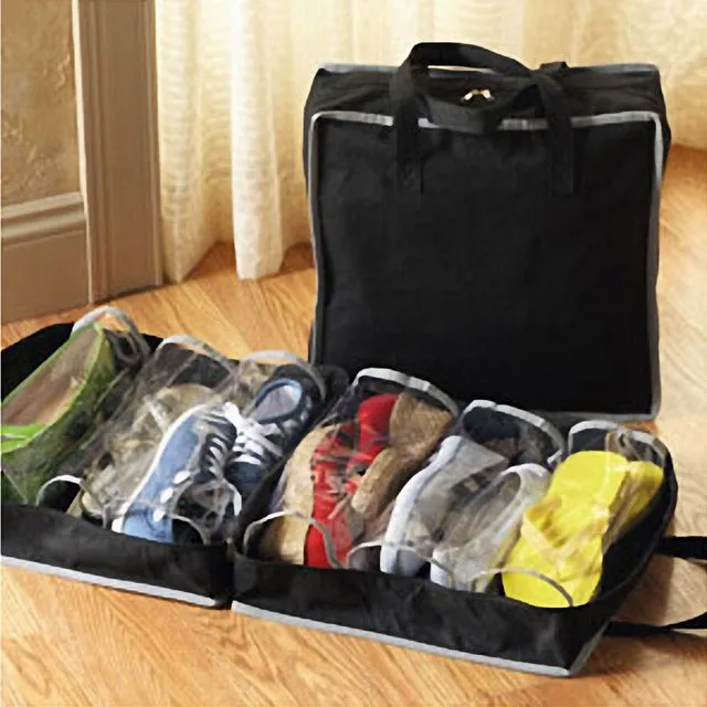 6 Roller Portable Shoes Travel Storage Bag