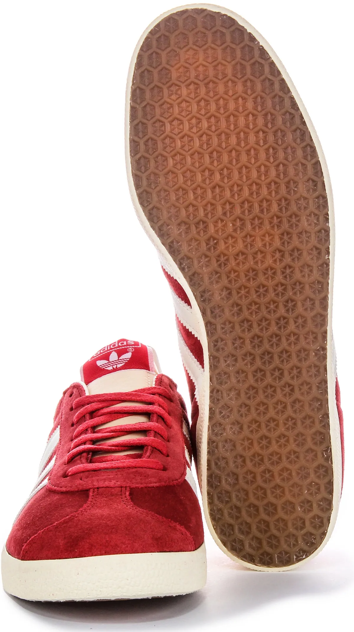 Adidas Gazelle In Red White For Men