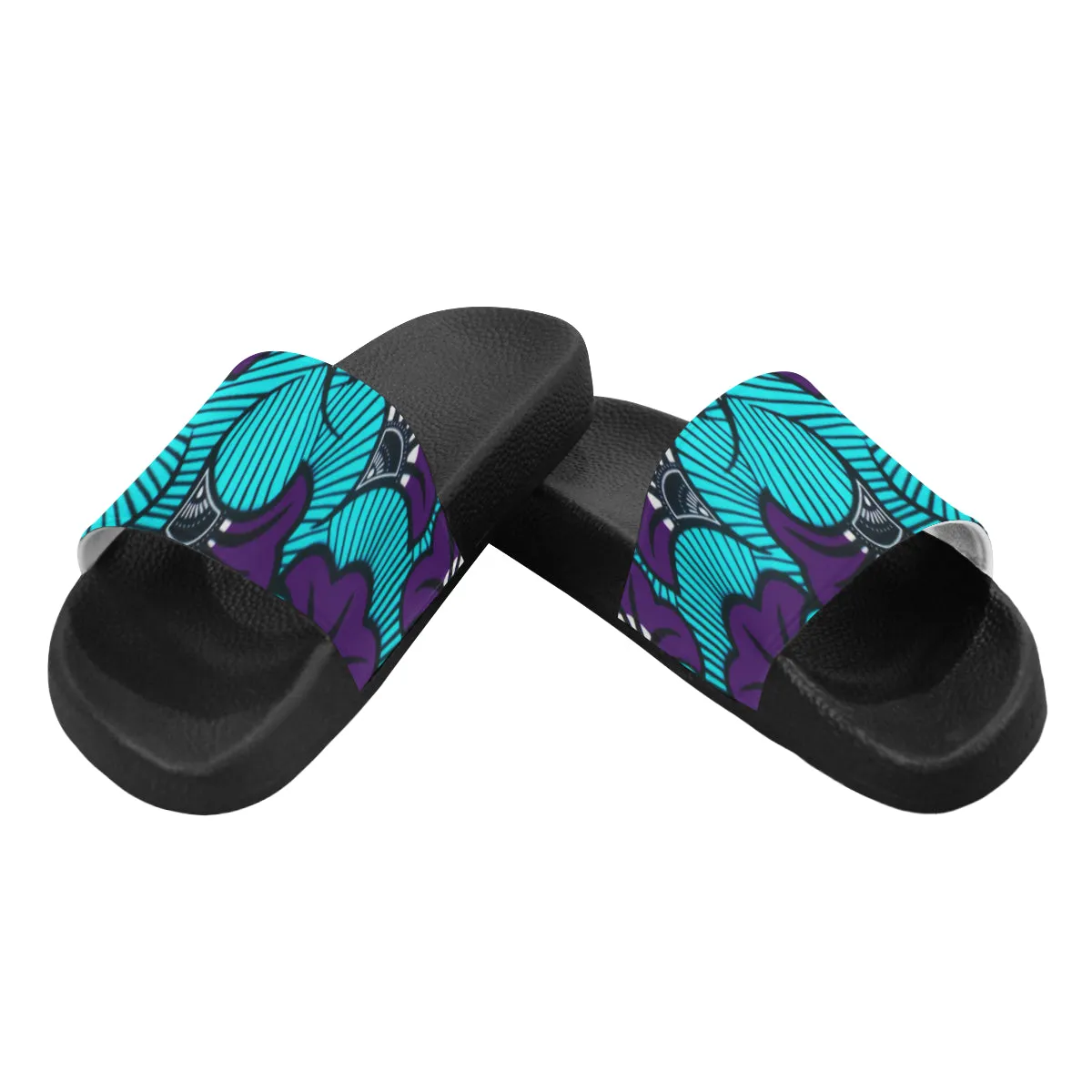 AFRIKA FLOWER Men's Slide Sandals