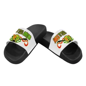 ANKH UDJA SENEB SHEN WHT Men's Slide Sandals