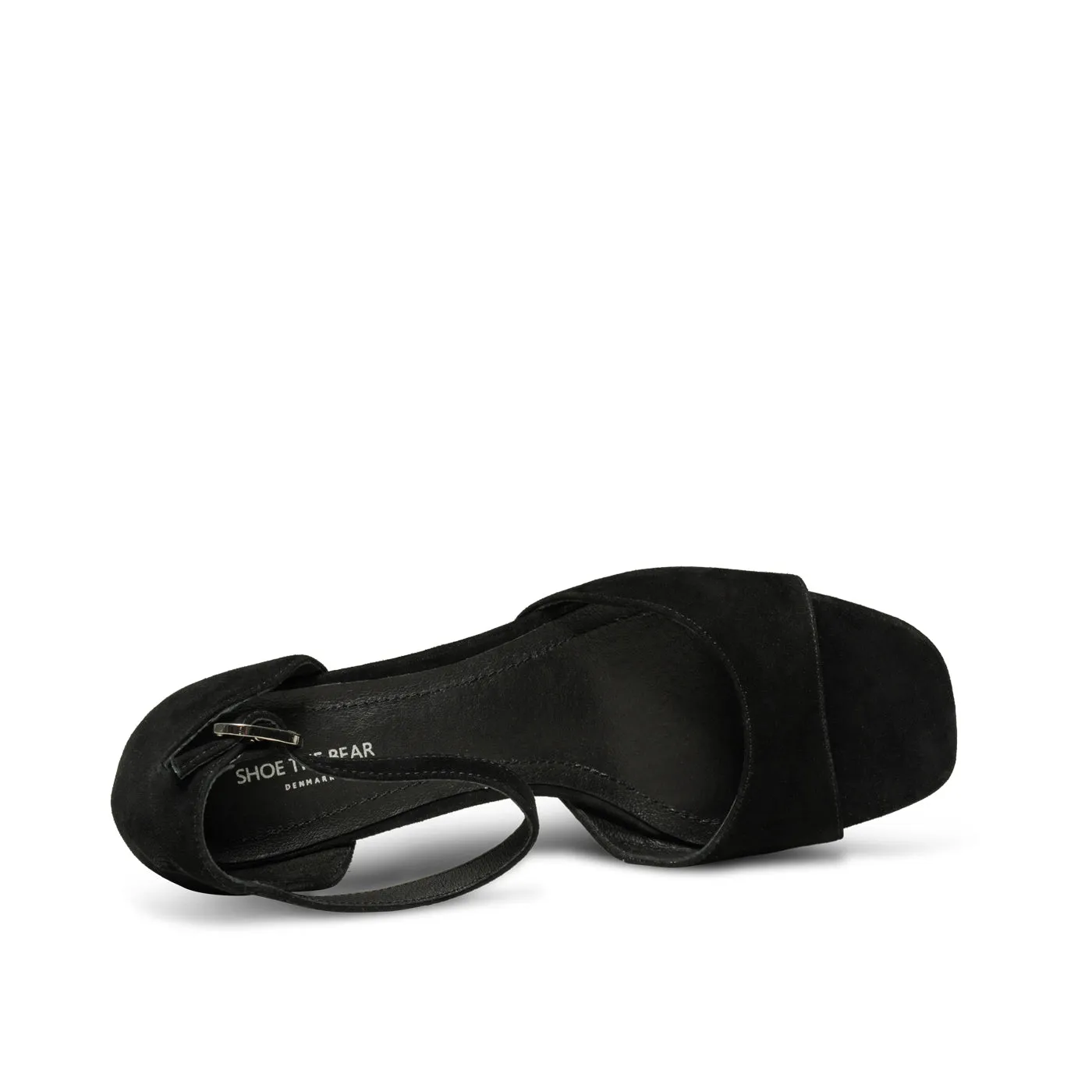 Anni sandal suede - BLACK