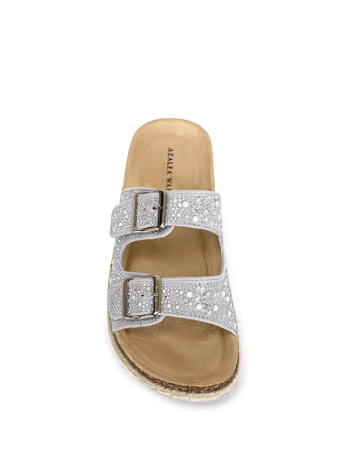 AQUILA-SILVER FLAT SANDAL