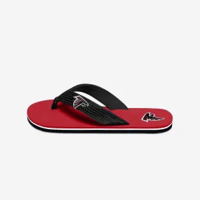 Atlanta Falcons Womens Sequin Flip Flop