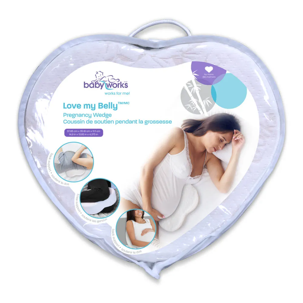 Baby Works Love My Belly Pregnancy Wedge