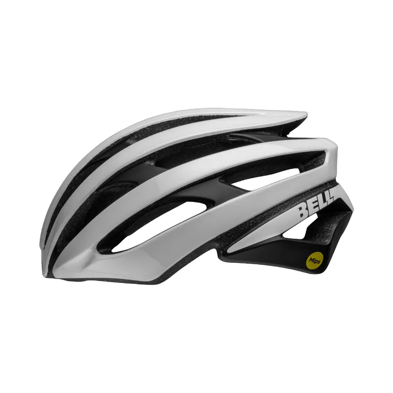 Bell Stratus MIPS Road Helmet - Matt Gloss White-Black