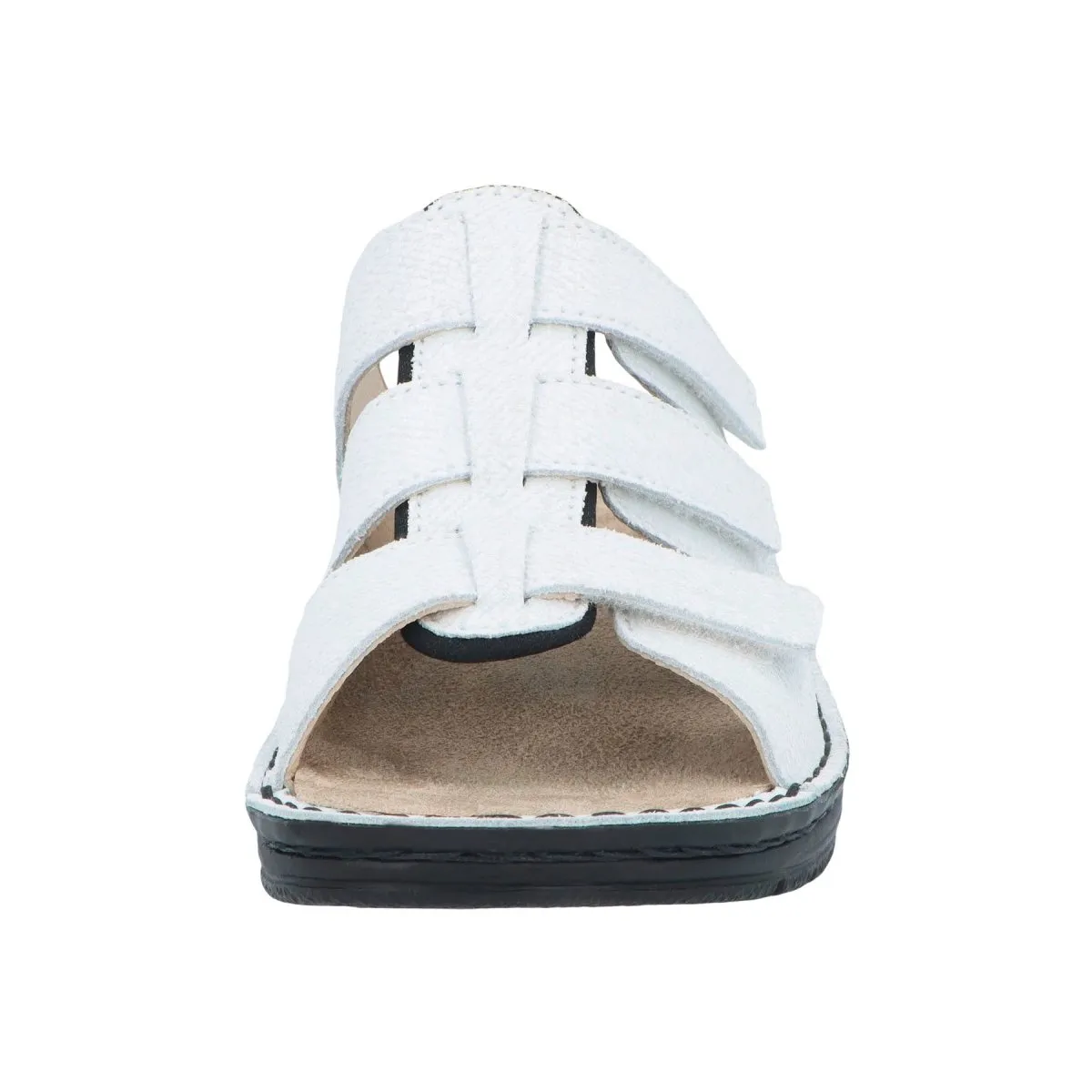 Berkemann Senta Women's Sandal In Pearl White Leather