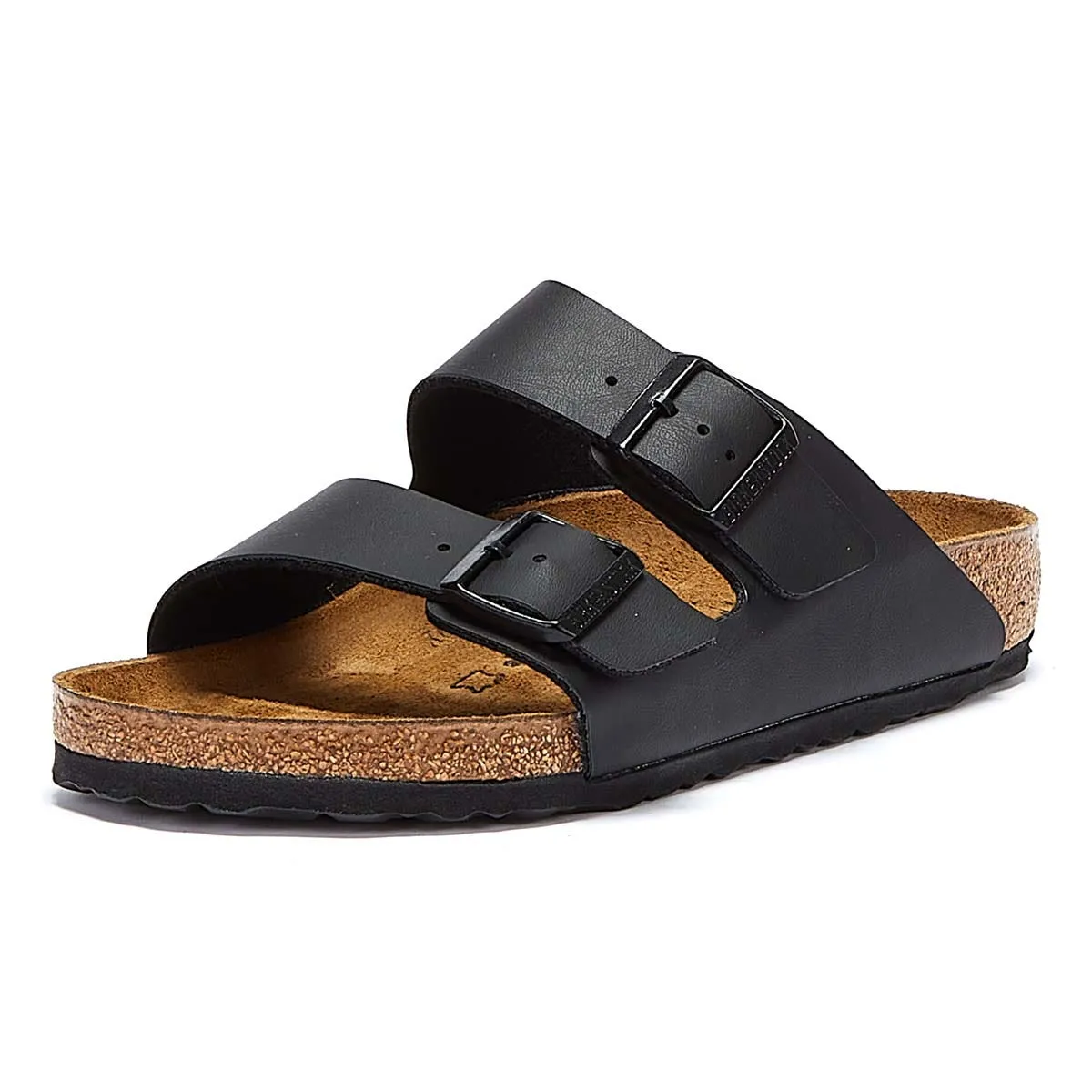 Birkenstock Arizona Birko-Flor Mens Black Regular Sandals