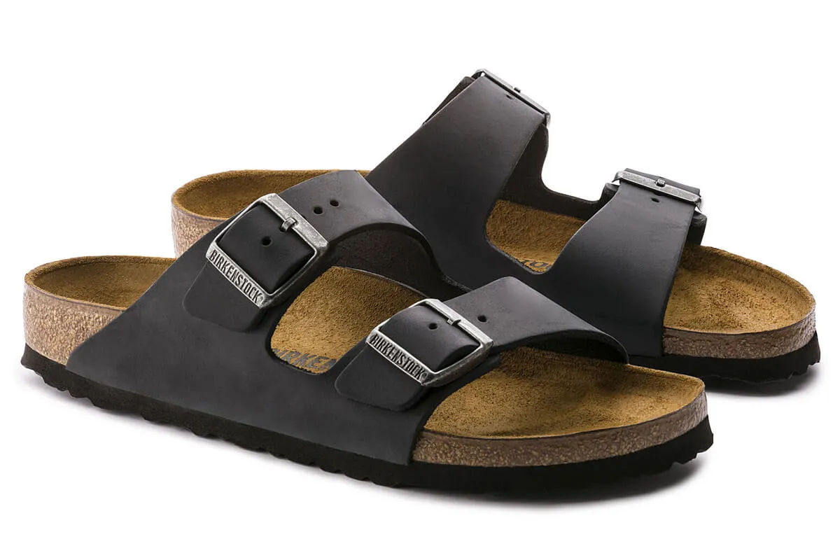 Birkenstock Arizona N Black Oiled Leather Unisex