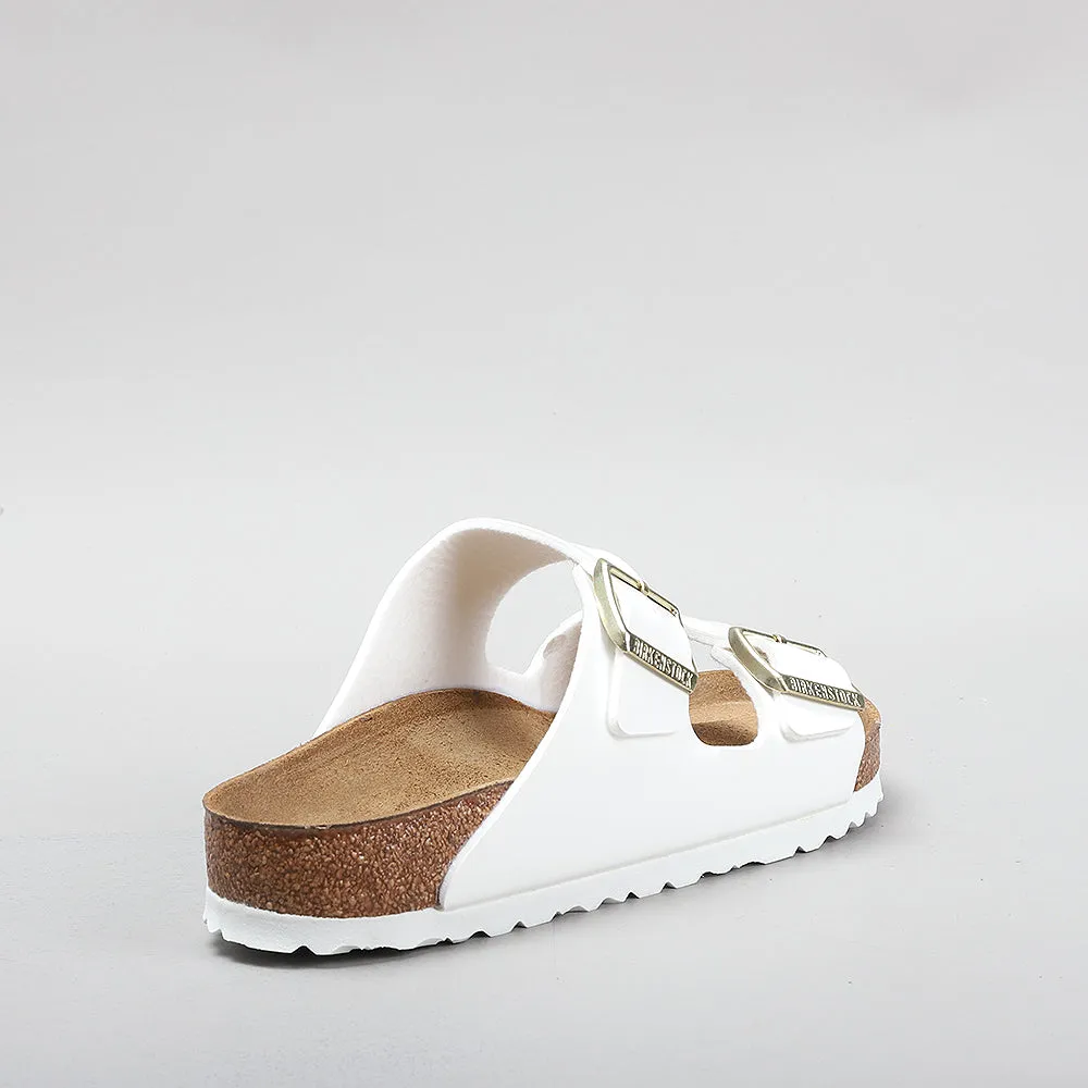 BIRKENSTOCK ARIZONA PATENT WHITE - REGULAR FIT