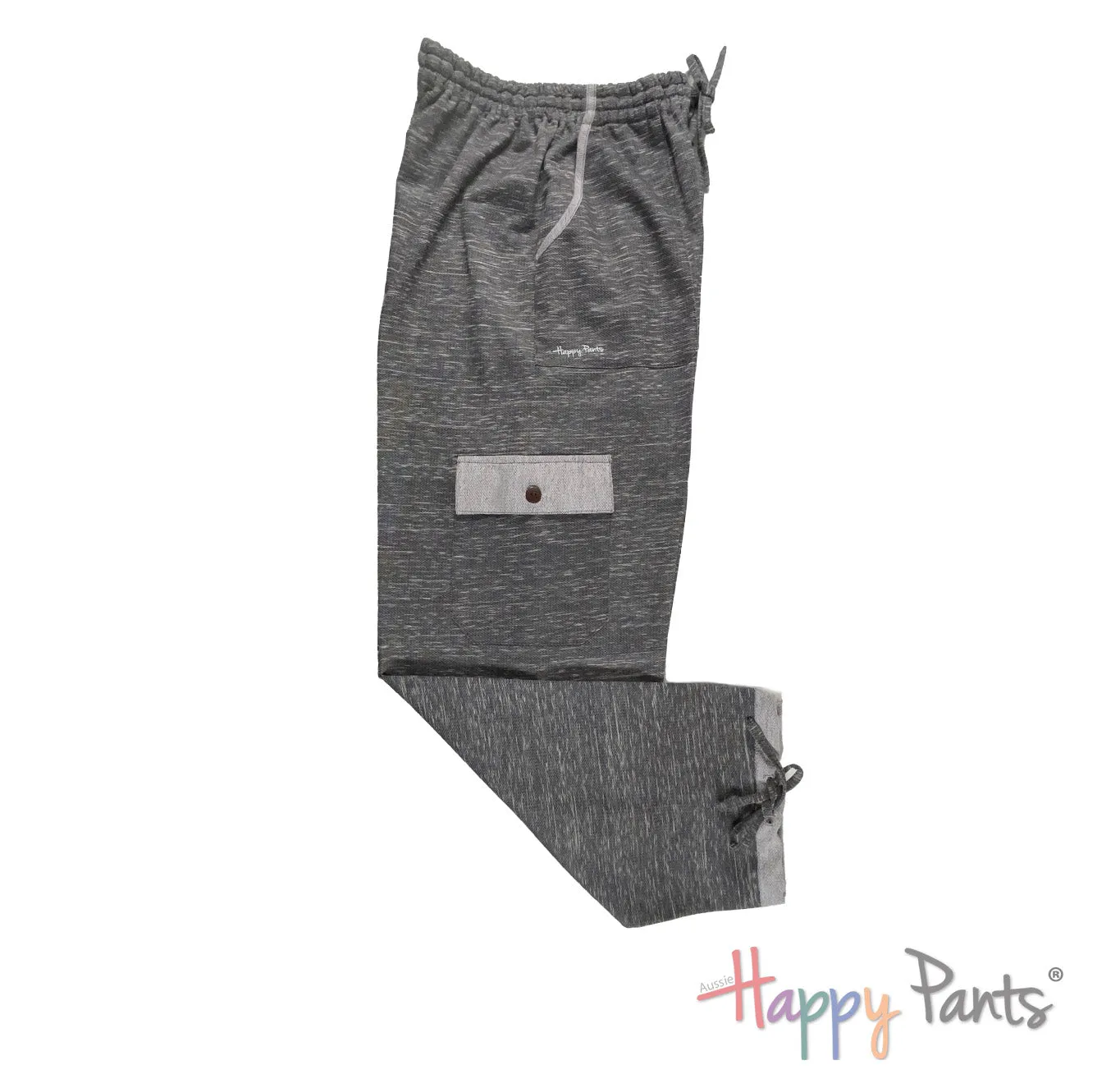 Black Shadow Men Happy Pants