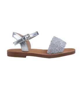 Brielle Kids Sandals for Girls - Silver