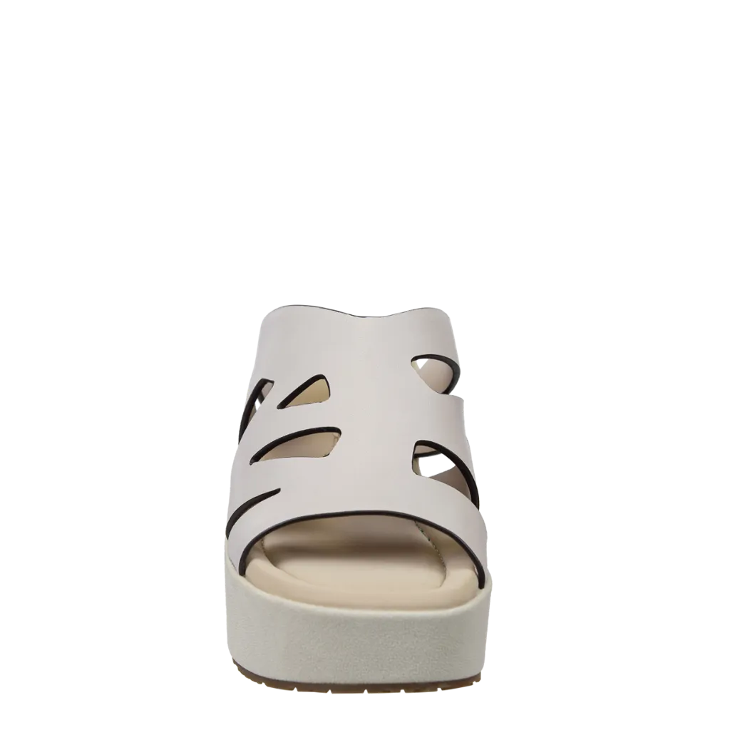 BRIO in WHITE Heeled Sandals