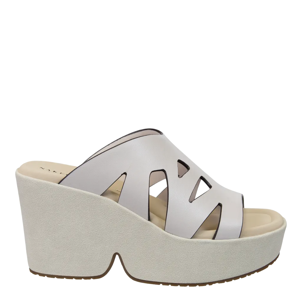 BRIO in WHITE Heeled Sandals