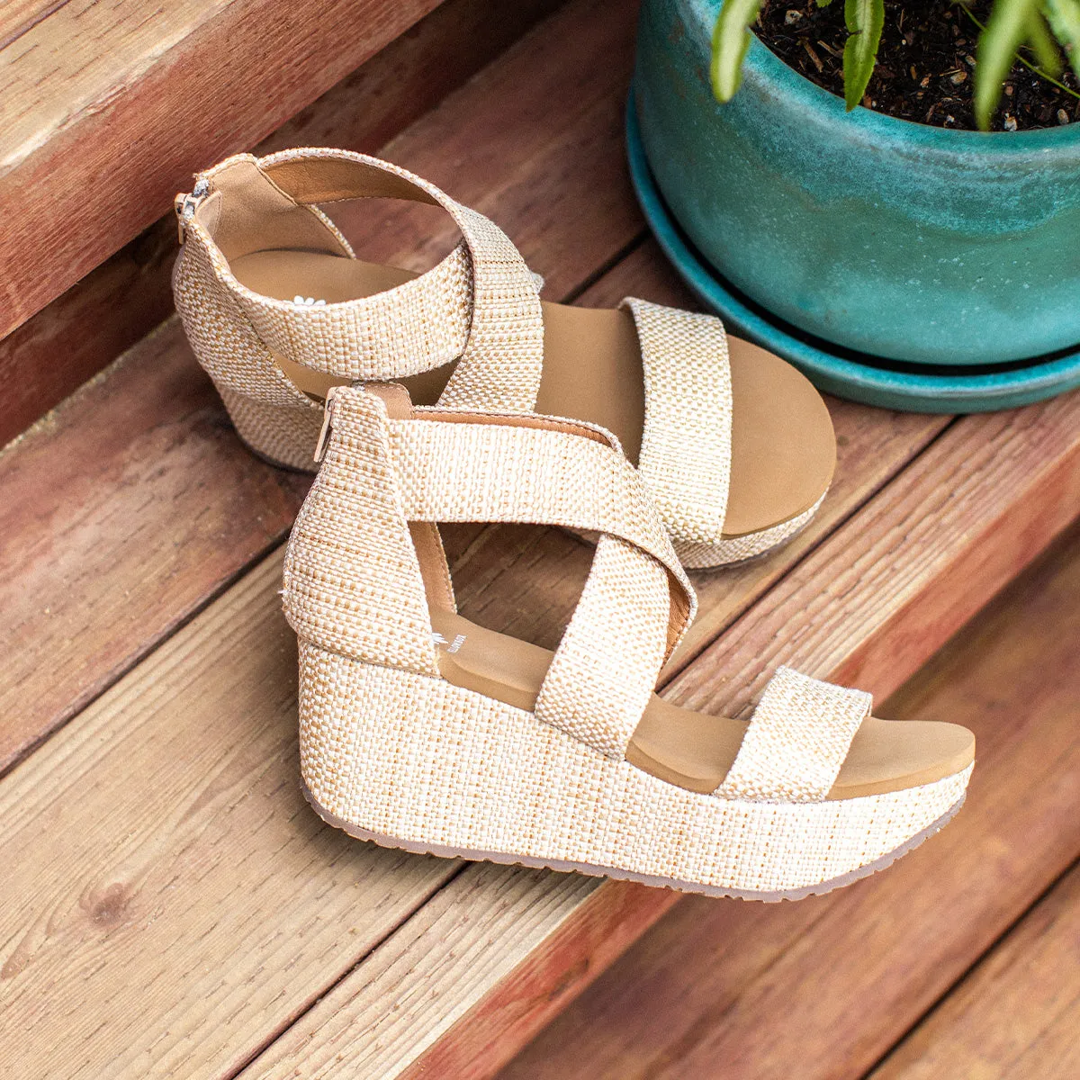 Bronwen Wedge Sandal