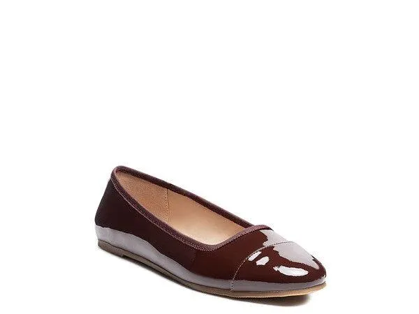 Camella Round Toe Ballerina Flat Shoes