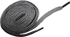 [Charcoal Grey] - Flat Woven Shoelaces