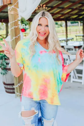 Color The World Neon Top