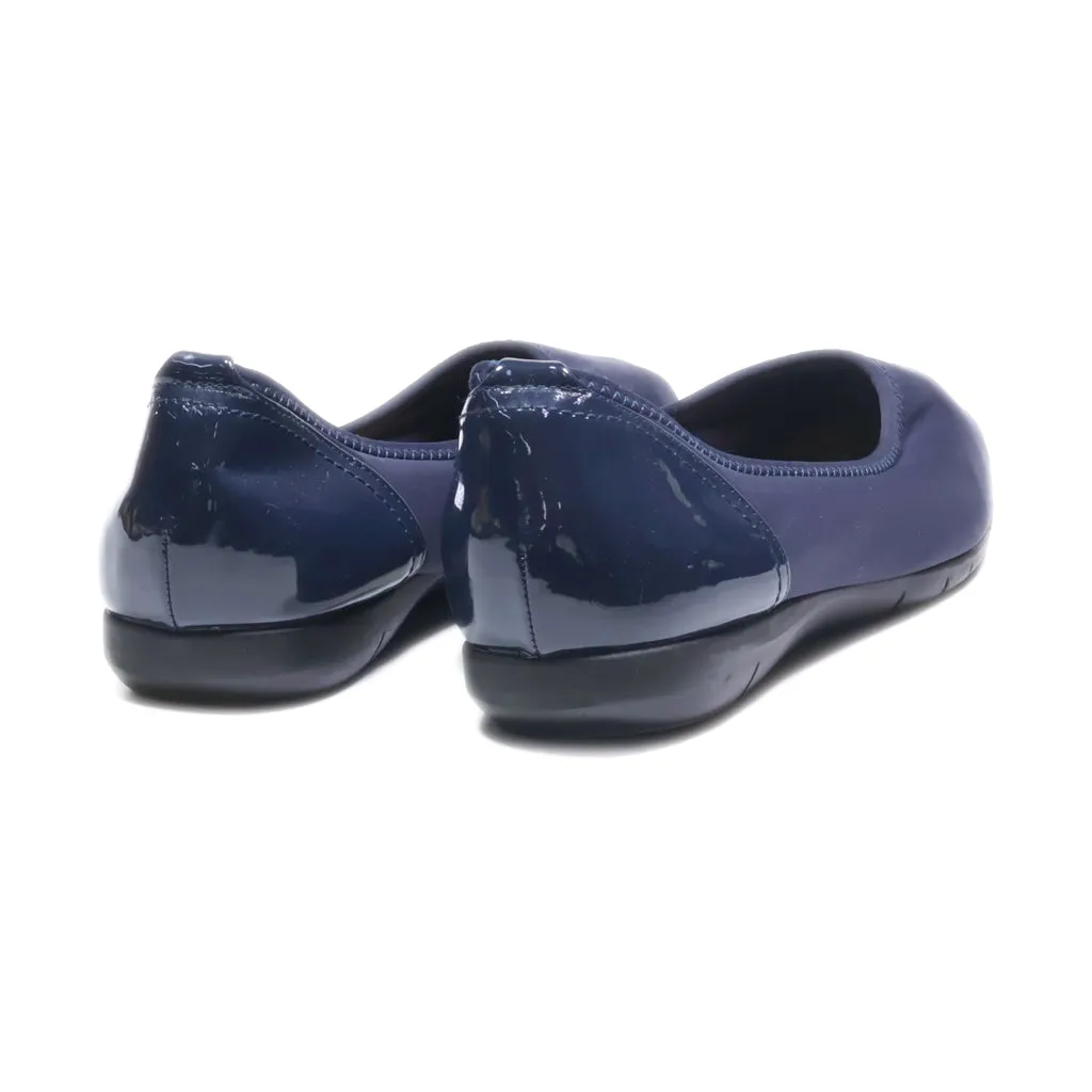 Comfortview Ballerinas Polyester Blue Colour For Women