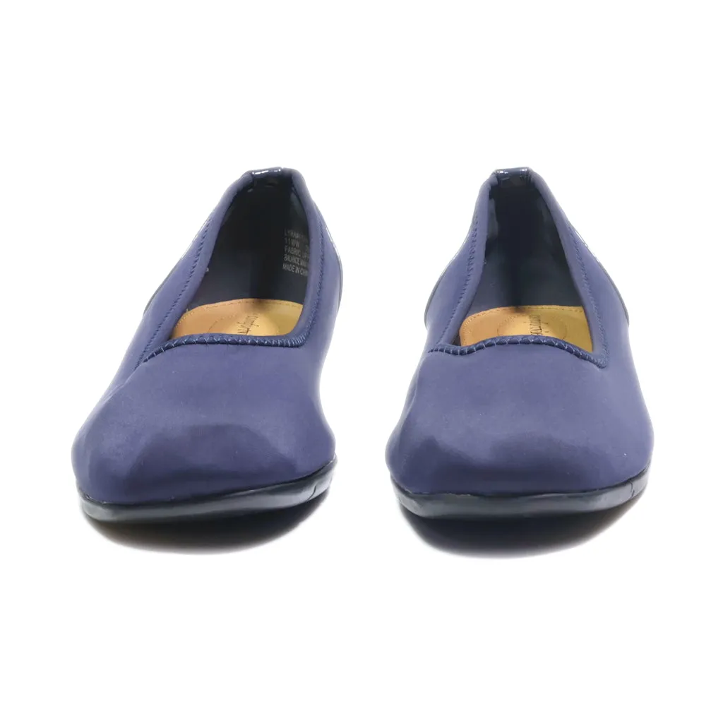 Comfortview Ballerinas Polyester Blue Colour For Women