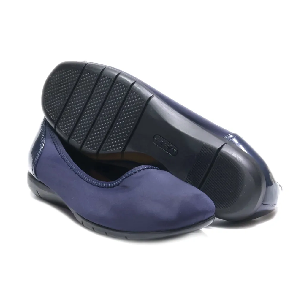 Comfortview Ballerinas Polyester Blue Colour For Women