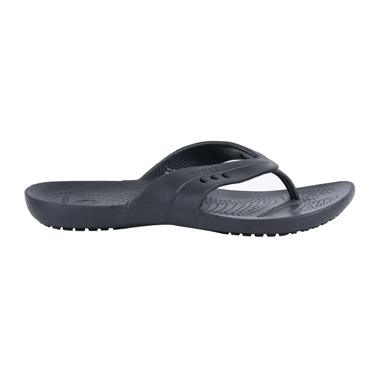 Crocs Kadee Flip Flops Rubber Black Colour For Women