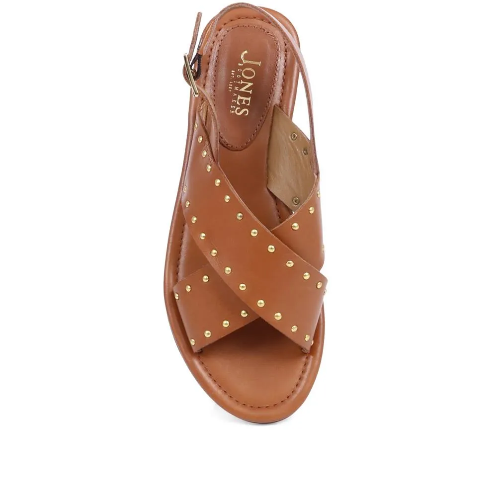 Cross Over Studded Sandals - ELDA / 323 390