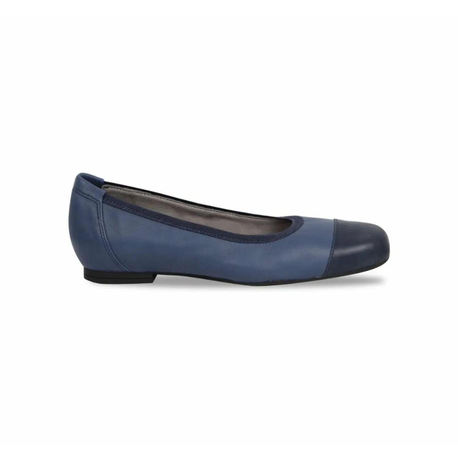 Danielle Blue Soft Leather Pumps