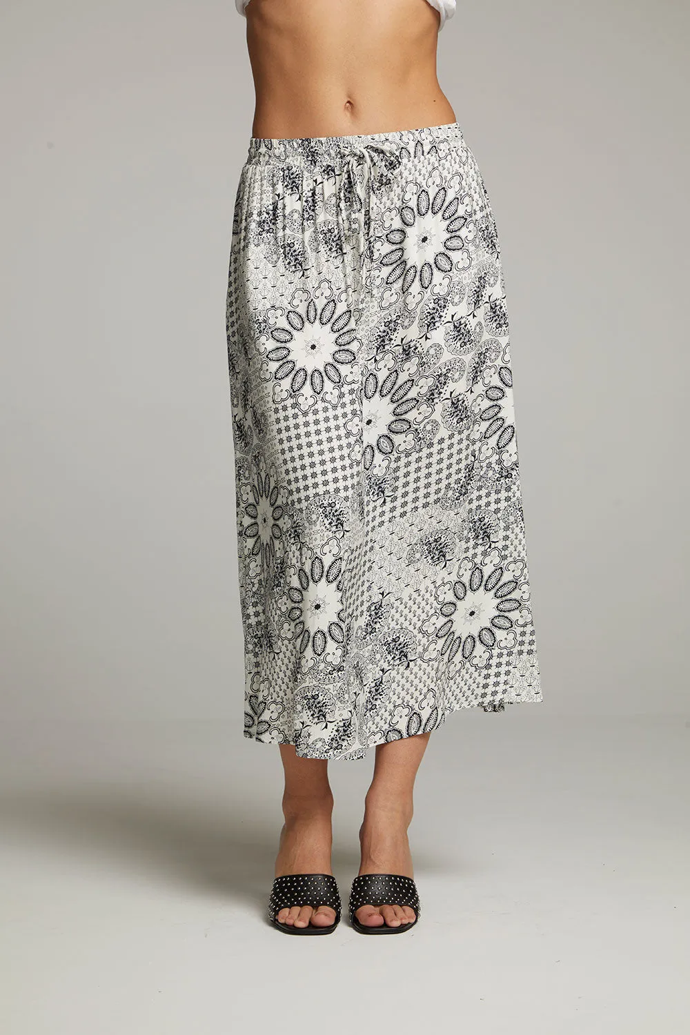 Darby Paisley Bandana Midi Skirt