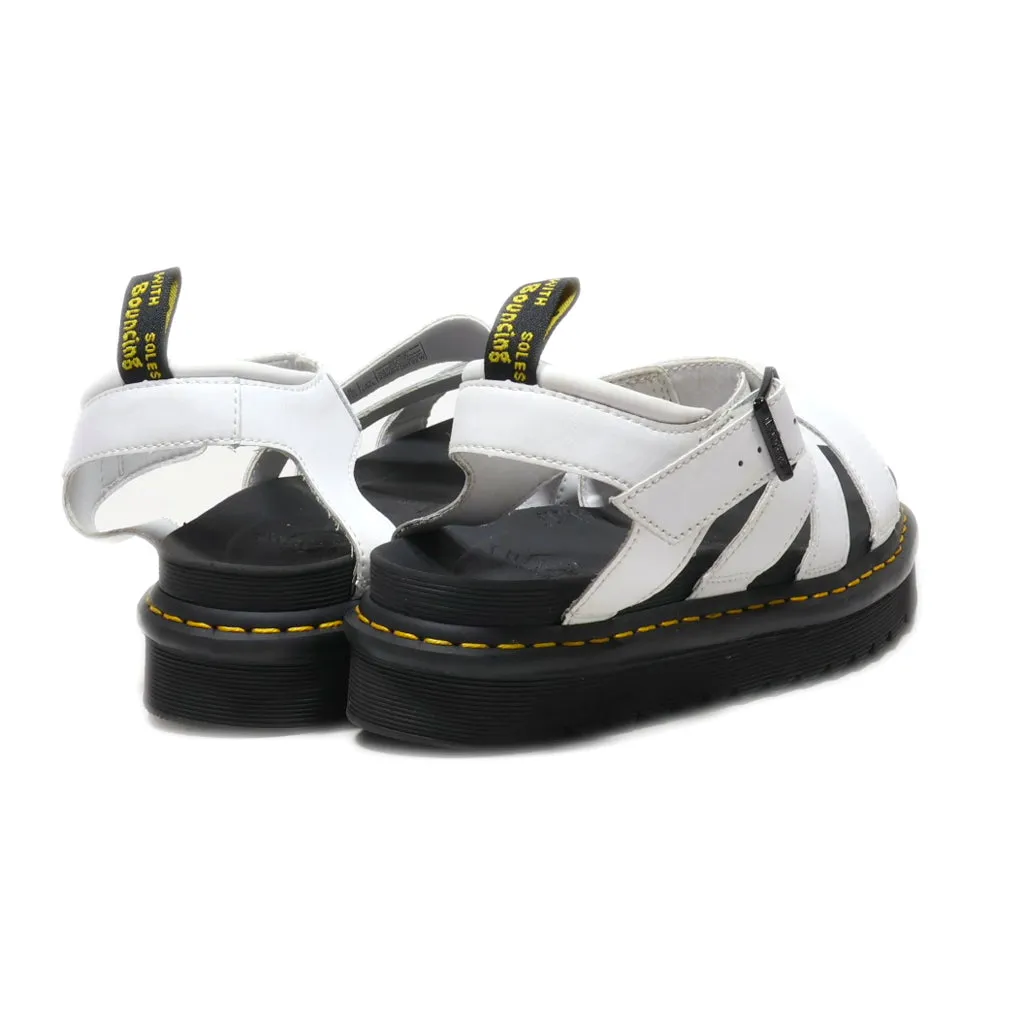 Dr. Martens Casual Sandals Leather White Colour For Men