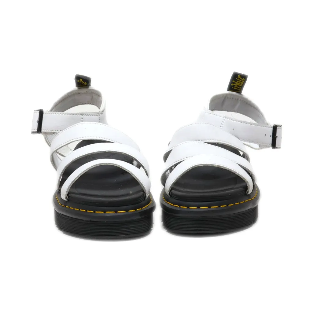 Dr. Martens Casual Sandals Leather White Colour For Men