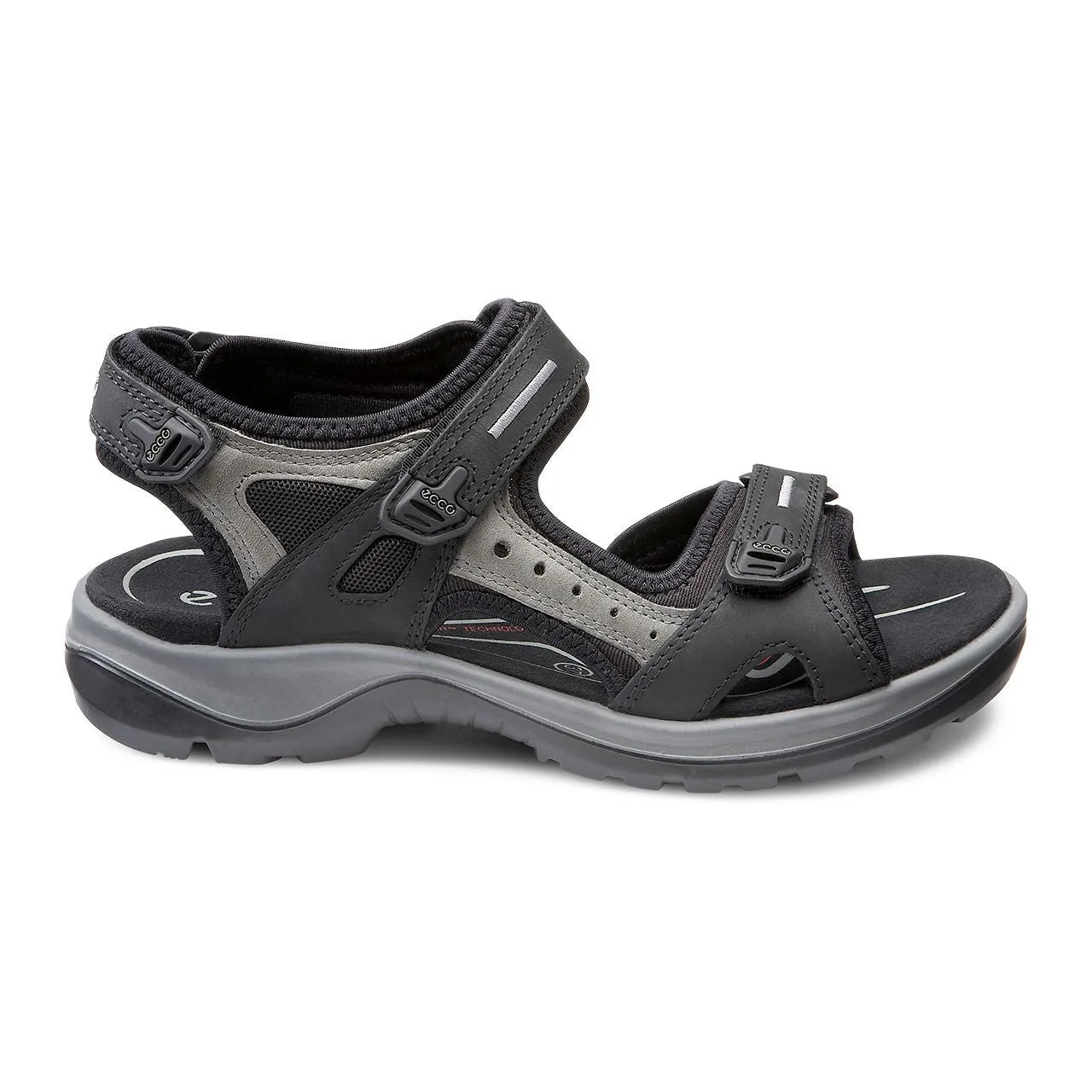 Ecco women's Yucatan Offroad sandal 069563-50034 black/mole/black