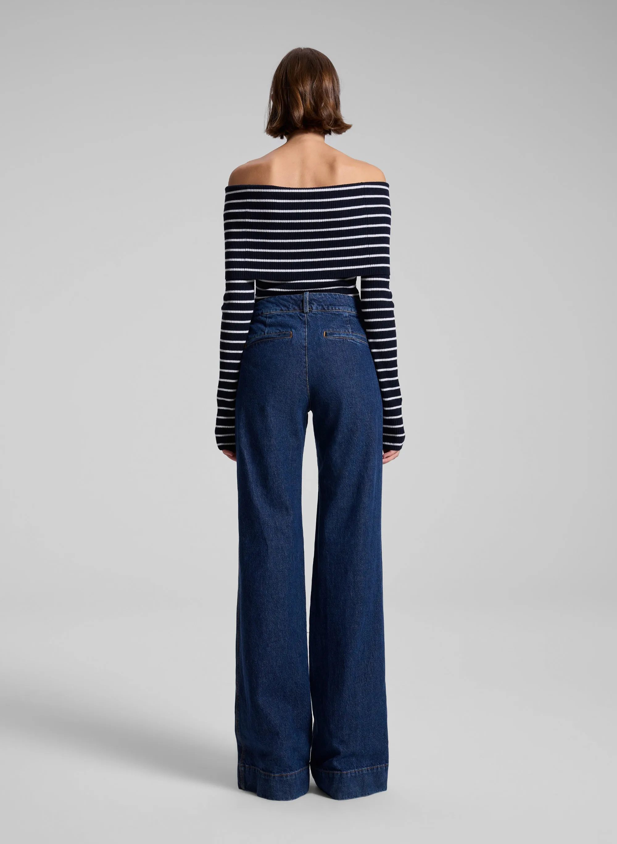 Evelyn Merino Off Shoulder Top