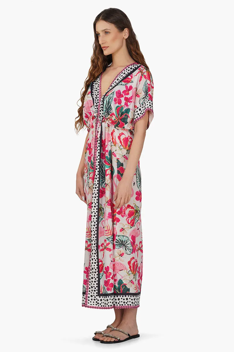 Flamingo Paradise Printed Dress