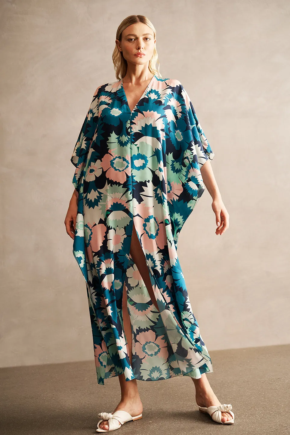 Flower Power Long Kaftan