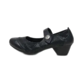 Footflexx Ballerinas Leather Black Colour For Women