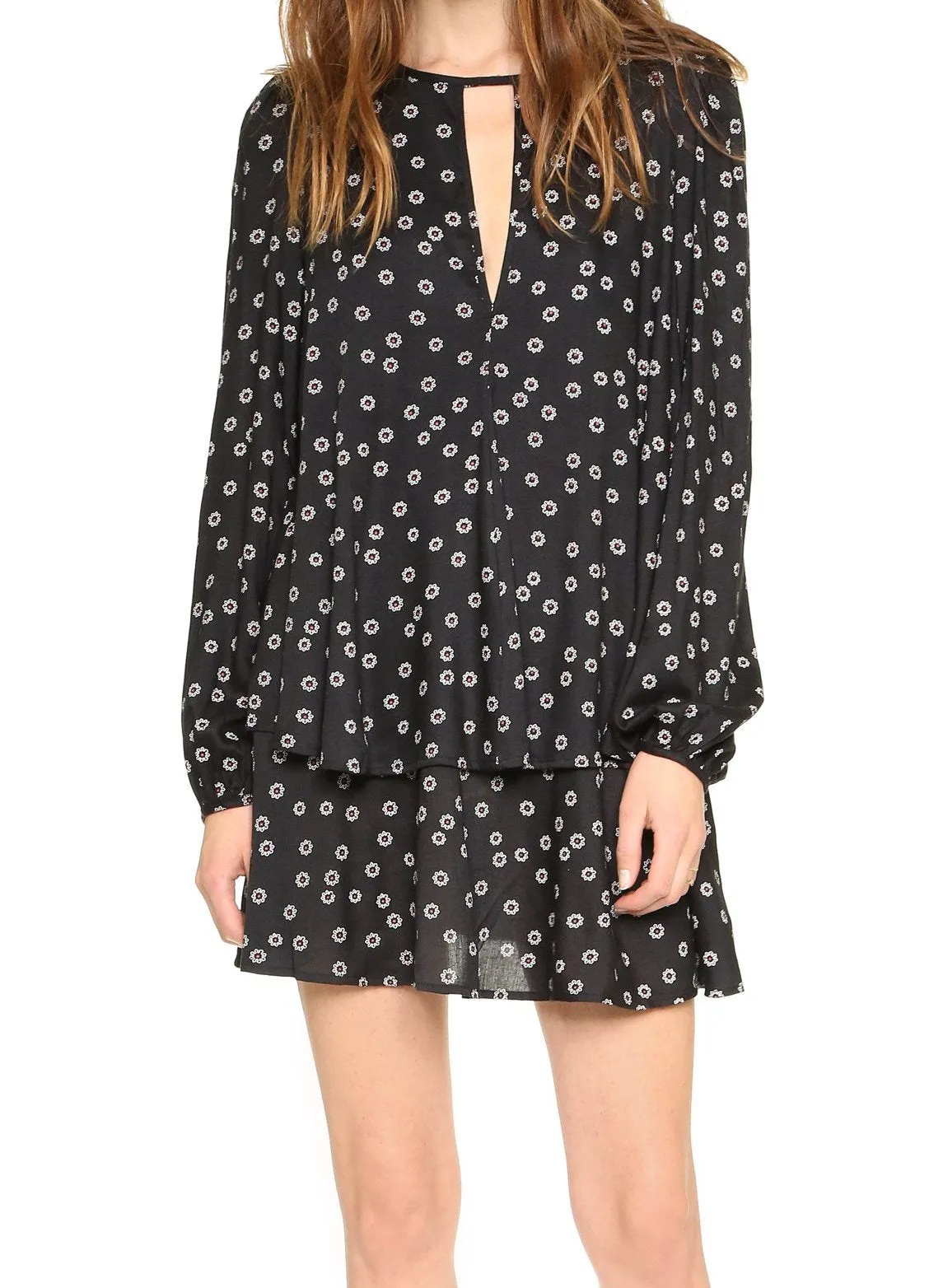 Free People Beck Printed Mini Dress