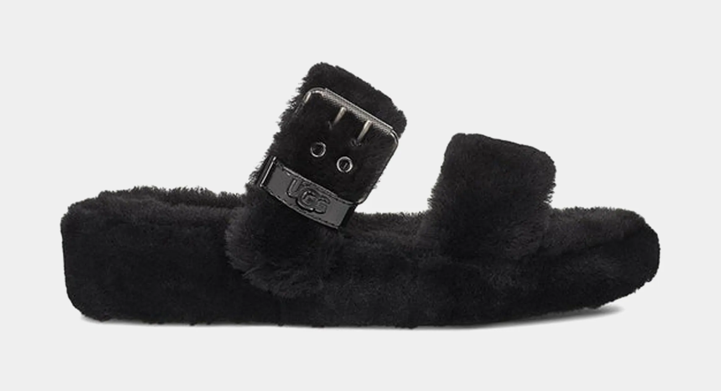 Fuzz Yeah Womens Sandals (Black)