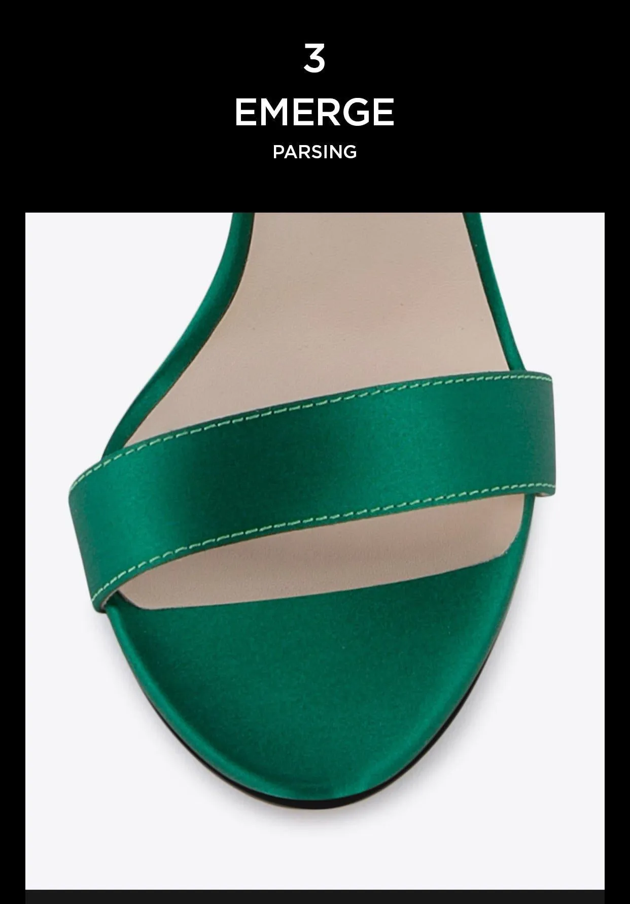 Green Sexy Elegant green stiletto open-toe belt high-heel shoe sandals - Miroo