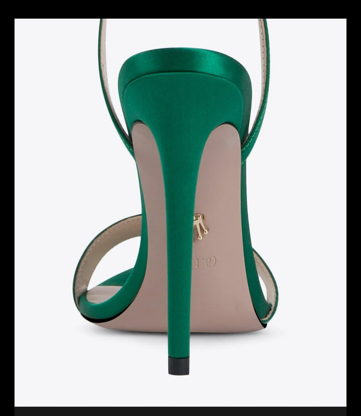 Green Sexy Elegant green stiletto open-toe belt high-heel shoe sandals - Miroo