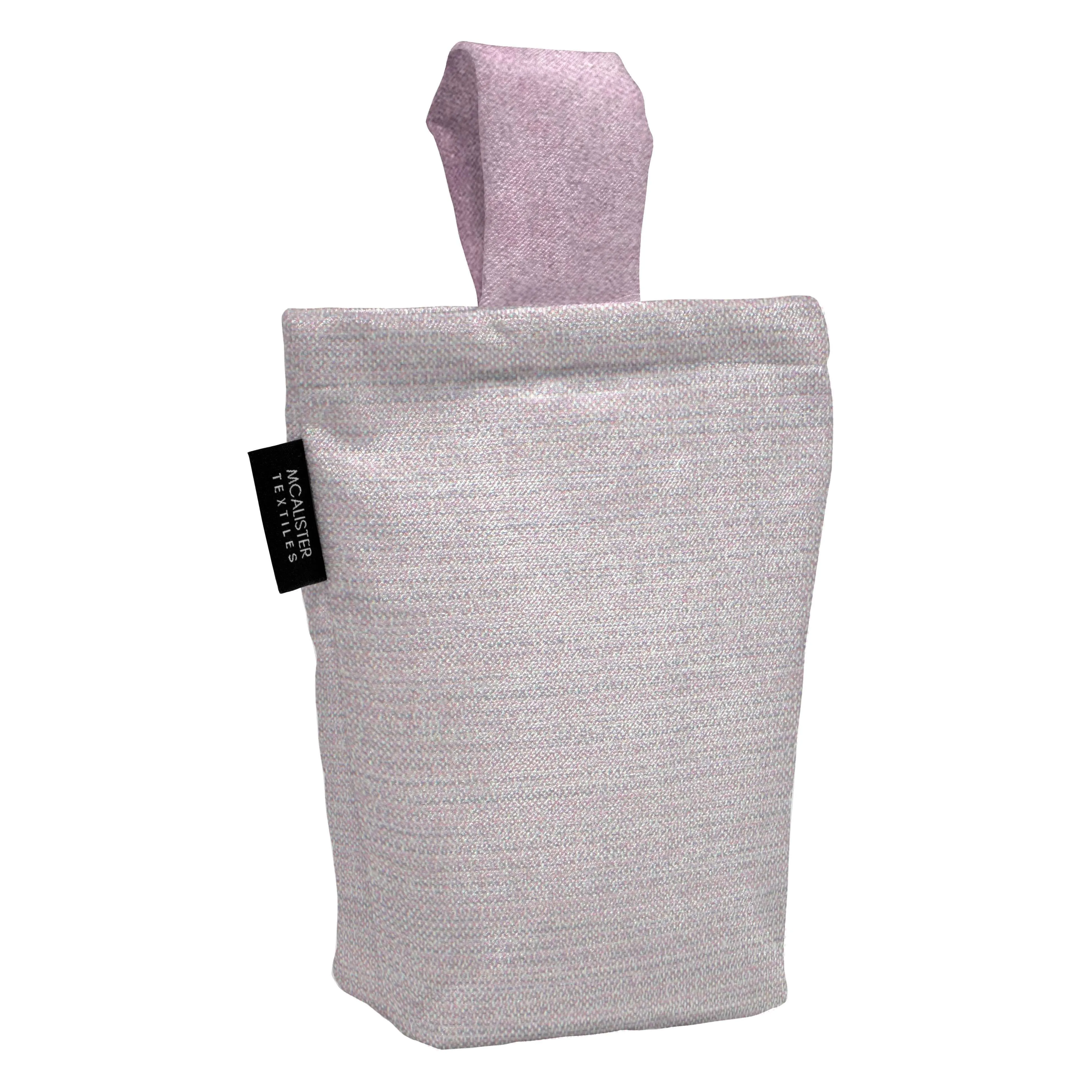 Hamleton Lilac Purple Textured Plain Door Stop