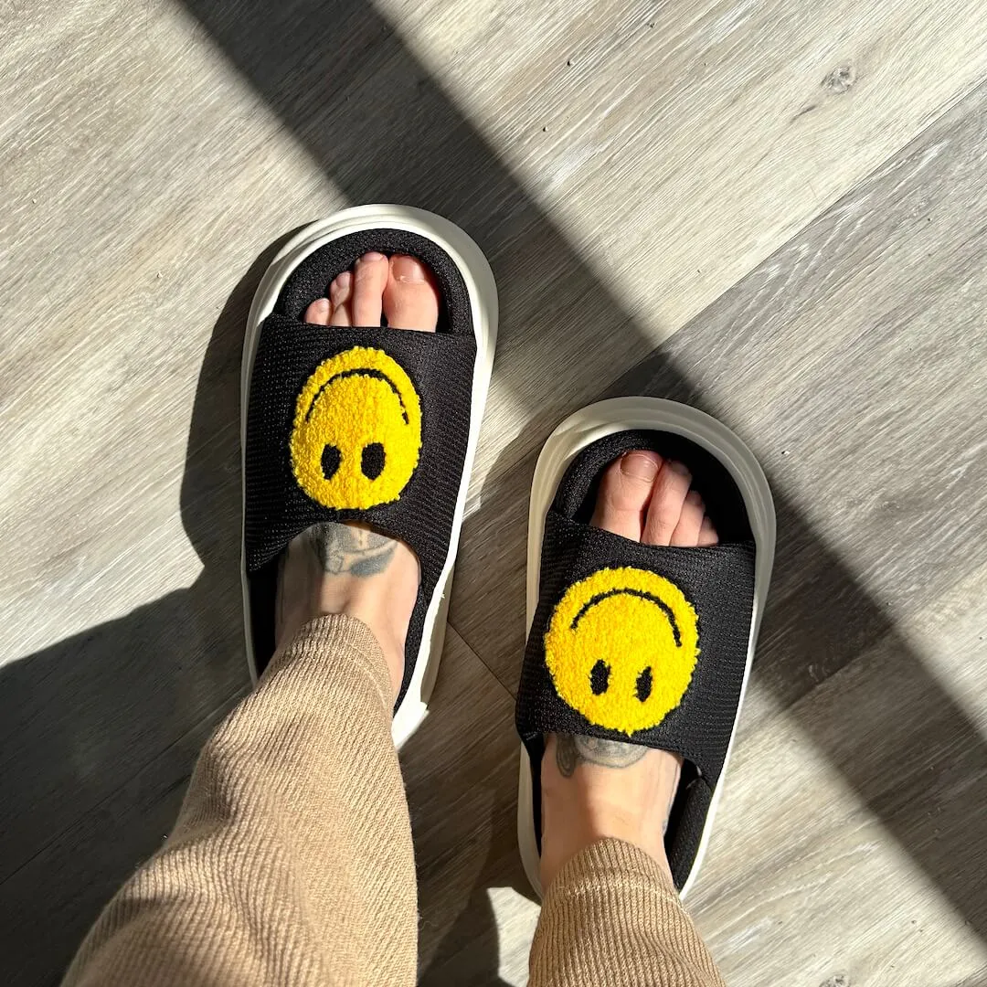 Happy Face Platform Sandals - Buy 1 Get 1 Free