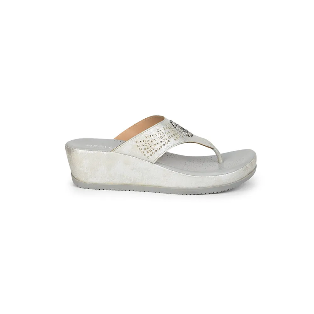 Healers Comfort (Silver) Thongs For Ladies By Liberty