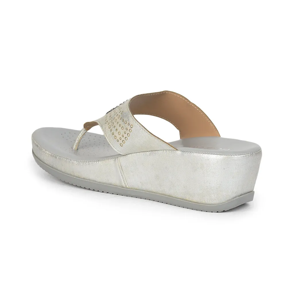 Healers Comfort (Silver) Thongs For Ladies By Liberty