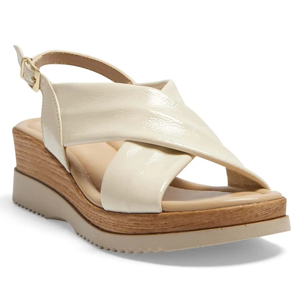 Inca Wedge in Ivory Patent