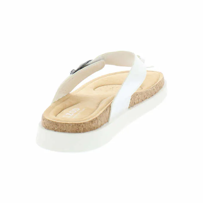 Izod Women's Strap Sandal White