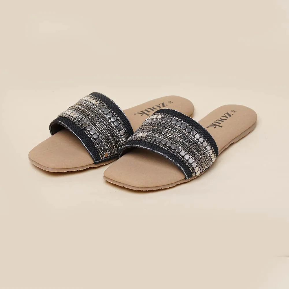 Jaipur Bohemian Oxidised Flats