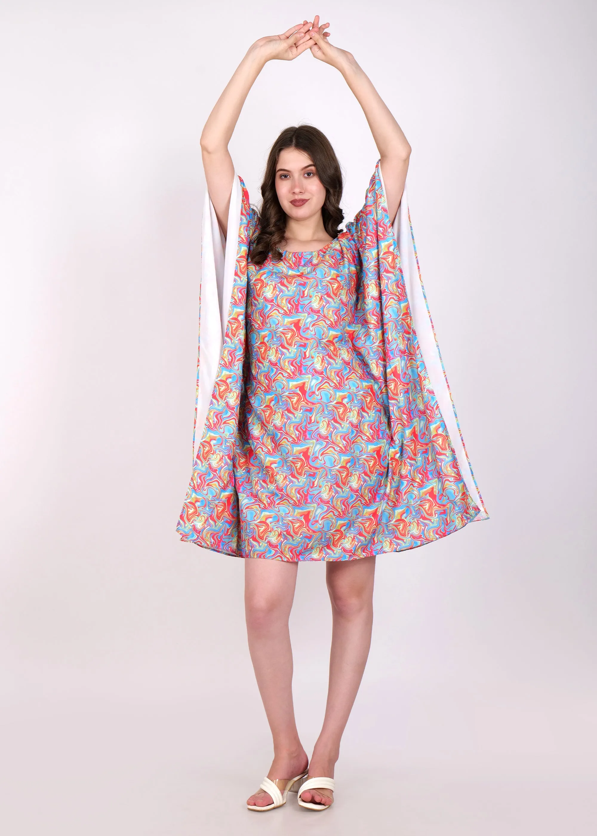 Kaleidoscope Charm Kaftan Dress